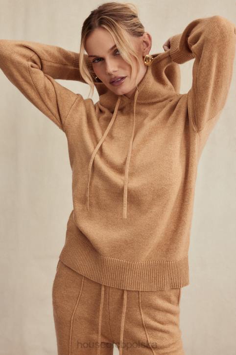 house_of_cb_bluza_jionni_camel_z_kaszmirem_modna_odziez_damska.jpg House of CB Bluza Jionni Camel z Kaszmirem Modna Odzież Damska - Image 1