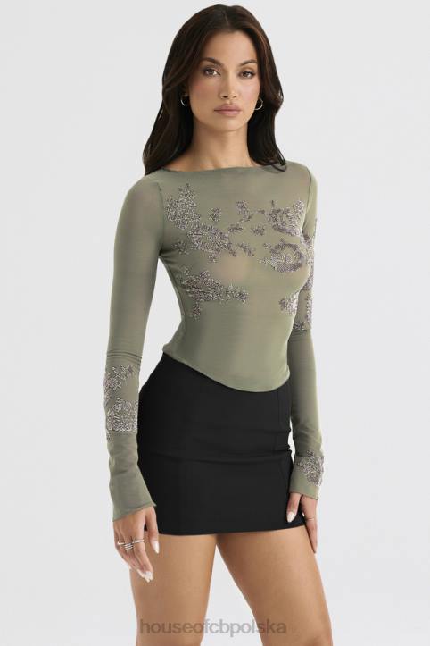 House of CB Czarna mini spódniczka Nisha stylowa modna i elegancka - Image 8