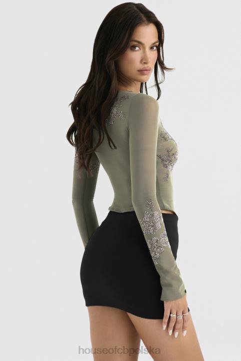 House of CB Czarna mini spódniczka Nisha stylowa modna i elegancka - Image 10