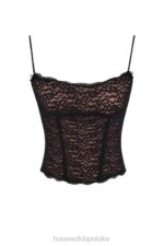 House of CB Czarny koronkowy gorset Romina Elegancja i Styl - Image 8