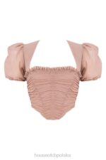 House of CB Gorset Nora Tan z Bufiastymi Rękawami Elegancja i Styl - Image 12