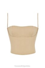 House of CB Gorset Wielbłądzi Audette Camel Modna Odzież - Image 10