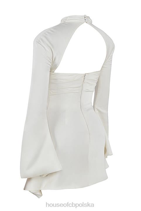 House of CB Gorsetowa Sukienka Toira Kość Słoniowa Stylowa Moda - Image 7