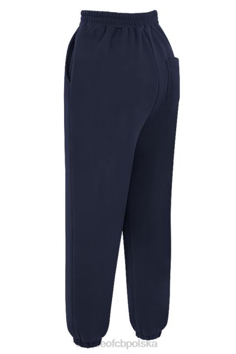 House of CB Granatowe Spodnie do Joggingu Chmurki 4PND997 Modna Odzież Sportowa - Image 9