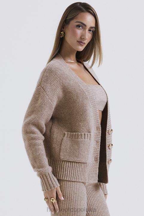 House of CB Gruby kardigan wełniany Alara Barley modny styl zimowy - Image 15