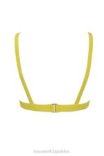 House of CB Jae Żółty bralet z bandażem modna odzież dla kobiet - Image 4