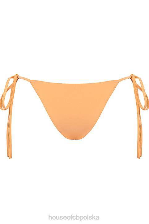 House of CB Jasnopomarańczowy dół bikini wiązany na santorini stylowy i wygodny - Image 3