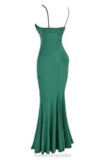 House of CB Milena Forest Gorsetowa Sukienka Maxi Elegancka Moda - Image 4