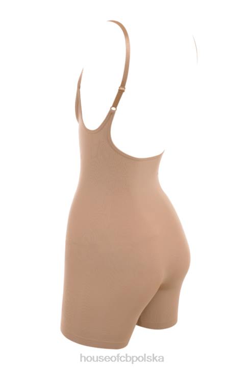 House of CB Modelujące Body do Połowy Uda Cafe au Lait Modna Odzież - Image 3