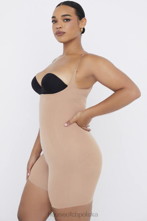 House of CB Modelujące Body do Połowy Uda Cafe au Lait Modna Odzież - Image 8