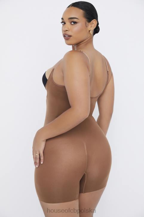 House of CB Modelujące Body Mokka Do Połowy Uda Elegancka Odzież Damska - Image 7