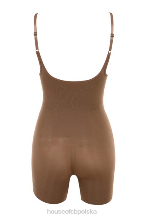 House of CB Modelujące Body Mokka Do Połowy Uda Elegancka Odzież Damska - Image 10