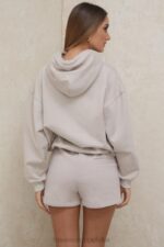 House of CB Oversize bluza z kapturem z kamieniem halo w kolorze szarym modna odzież streetwear - Image 16