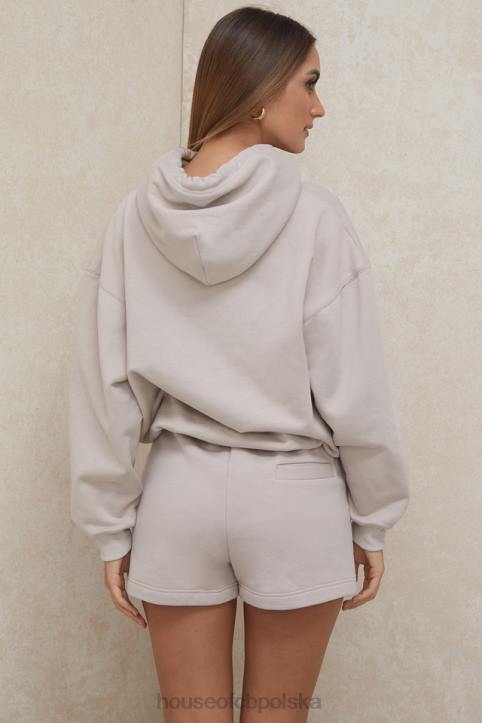 House of CB Oversize bluza z kapturem z kamieniem halo w kolorze szarym modna odzież streetwear - Image 16