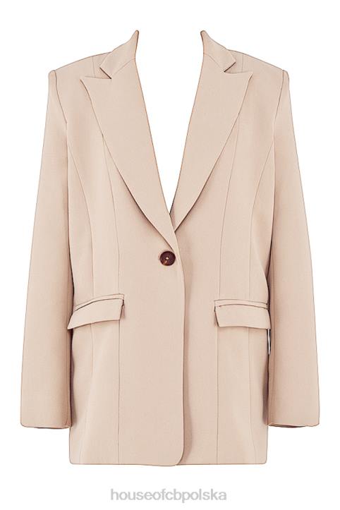 House of CB Oversize Marynarka Marta Latte Modna Odzież Damska - Image 12
