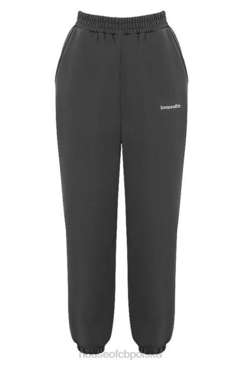 House of CB Polarowe Spodnie do Joggingu Sky Black Komfort i Styl - Image 12