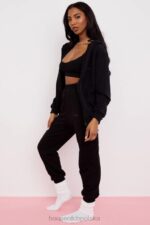 House of CB Polarowe Spodnie do Joggingu Sky Ink Komfort i Styl - Image 13