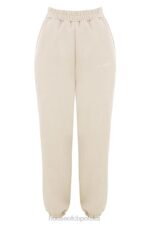 House of CB Polarowe Spodnie do Joggingu Sky Oatmeal Komfort i Styl - Image 10