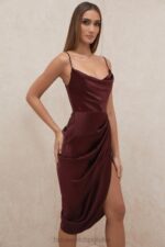 House of CB Reva Gorsetowa Sukienka Balkonowa Raisin Elegancja - Image 10