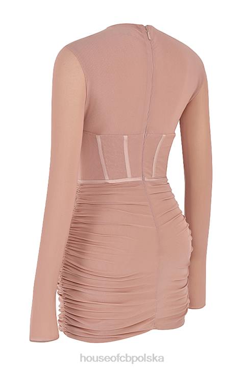 House of CB Różowa Mini Sukienka Gorsetowa Adanna 4PND460 Modna Odzież Kobieca - Image 11