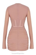 House of CB Różowa Mini Sukienka Gorsetowa Adanna 4PND460 Modna Odzież Kobieca - Image 3