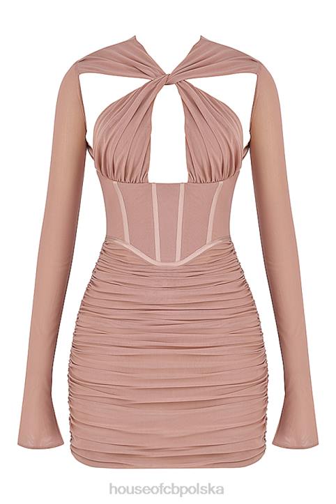 House of CB Różowa Mini Sukienka Gorsetowa Adanna 4PND460 Modna Odzież Kobieca - Image 10