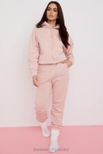 House of CB Różowa Oversize Bluza z Kapturem Halo Modna Odzież - Image 11