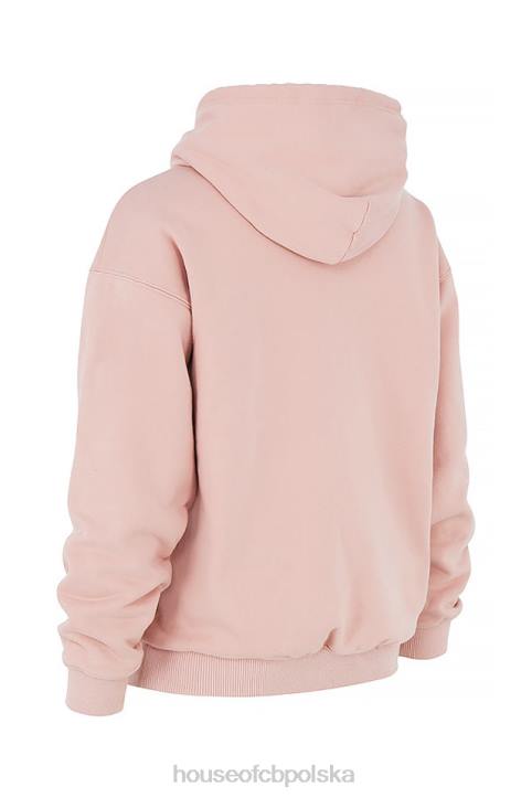 House of CB Różowa Oversize Bluza z Kapturem Halo Modna Odzież - Image 6