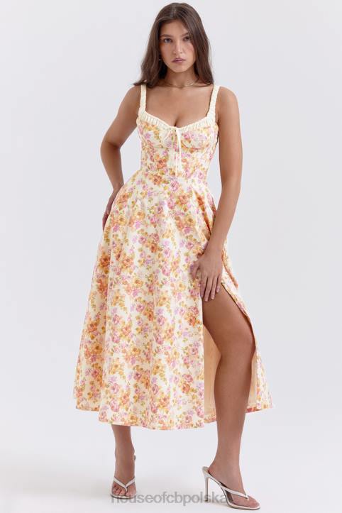 House of CB Sabrina Sukienka Gorsetowa Kolor Kości Słoniowej Elegancka Moda - Image 12