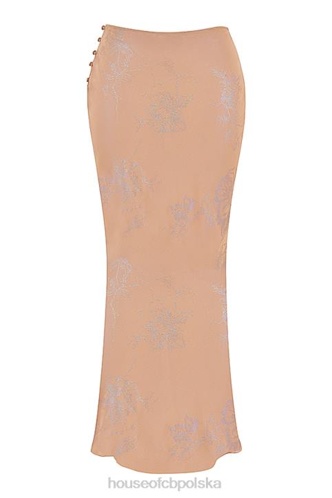 House of CB Spódnica maxi Dyana Shimmer Cafe au Lait Modny Styl - Image 12