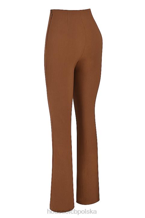 House of CB Spodnie z wysokim stanem laurowe modne i eleganckie - Image 11