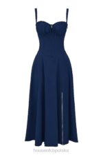 House of CB Sukienka gorsetowa Carmen granatowa stylowa moda - Image 7
