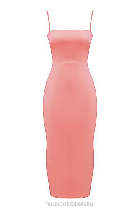 House of CB Sukienka maxi Costanza jasna brzoskwinia modna odzież na każdą okazję - Image 8