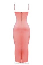 House of CB Sukienka maxi Costanza jasna brzoskwinia modna odzież na każdą okazję - Image 10
