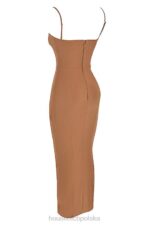House of CB Sukienka Maxi Gorsetowa Jaida Toast Elegancka Moda Kobieca - Image 4