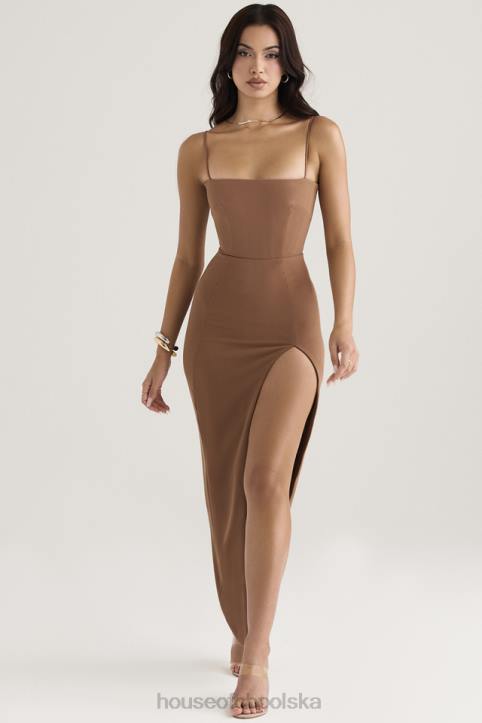 House of CB Sukienka Maxi Gorsetowa Jaida Toast Elegancka Moda Kobieca - Image 1