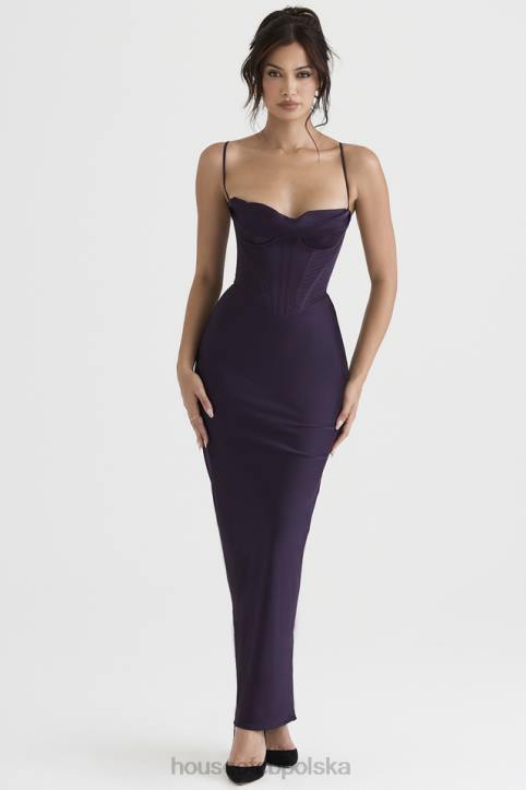 House of CB Sukienka Maxi Gorsetowa Nocny Urok Elegancka Moda - Image 7