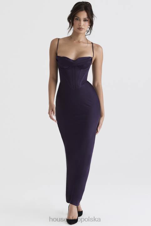 House of CB Sukienka Maxi Gorsetowa Nocny Urok Elegancka Moda - Image 8