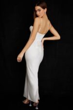 House of CB Sukienka Maxi Gorsetowa w Kolorze Kości Słoniowej Charmaine - Image 12