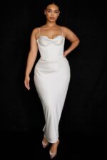 House of CB Sukienka Maxi Gorsetowa w Kolorze Kości Słoniowej Charmaine - Image 13