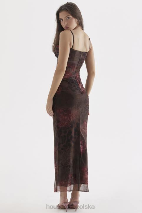 House of CB Sukienka maxi Nalini z kolorowym nadrukiem modna odzież - Image 14