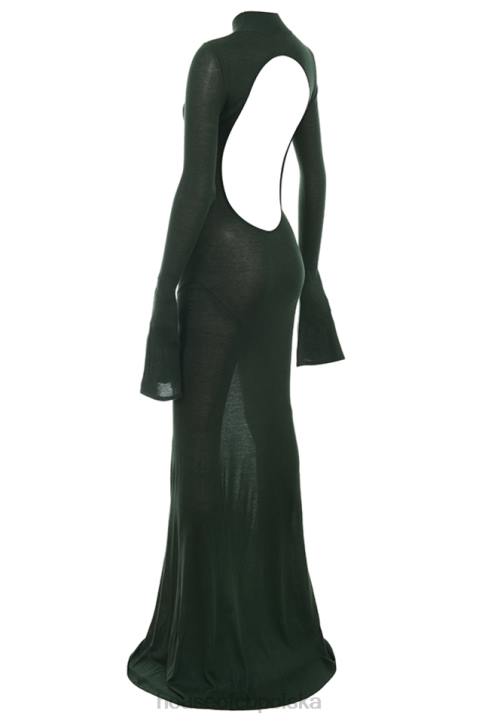House of CB Sukienka maxi Sancha Forest Zielona Moda Damska - Image 4