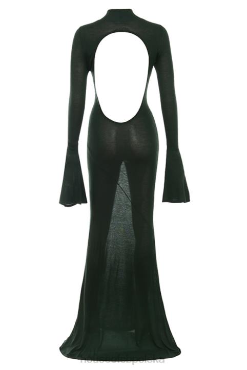 House of CB Sukienka maxi Sancha Forest Zielona Moda Damska - Image 5