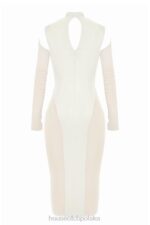 House of CB Sukienka Midi Gorsetowa Kolor Kości Słoniowej Talika Modna Odzież - Image 7