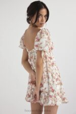 House of CB Sukienka mini księżniczki w róże różowa elegancja - Image 15