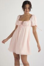 House of CB Sukienka mini różowy kwarc księżniczki modna odzież - Image 18