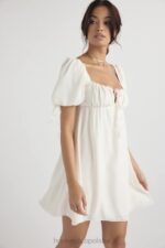 House of CB Sukienka Mini Żorżet Ivory Elegancja na Każdą Okazję - Image 12