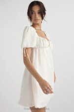House of CB Sukienka Mini Żorżet Ivory Elegancja na Każdą Okazję - Image 13