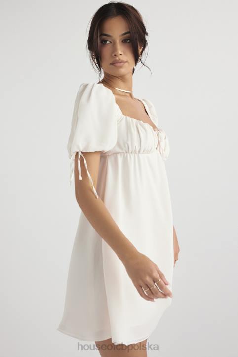 House of CB Sukienka Mini Żorżet Ivory Elegancja na Każdą Okazję - Image 13