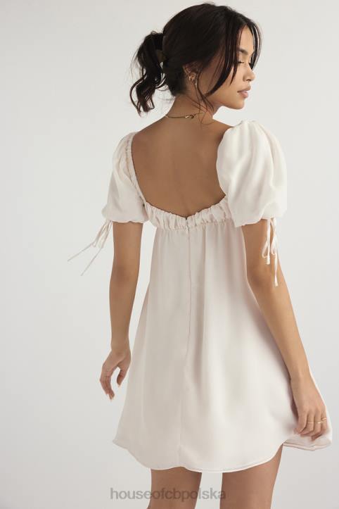 House of CB Sukienka Mini Żorżet Ivory Elegancja na Każdą Okazję - Image 14